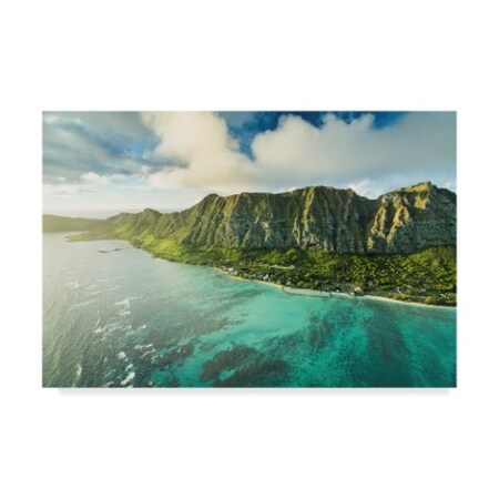 Trademark Fine Art Secret Beach Sunrise by Cameron Brooks, 22x32-Inch Fine Art, Multicolor